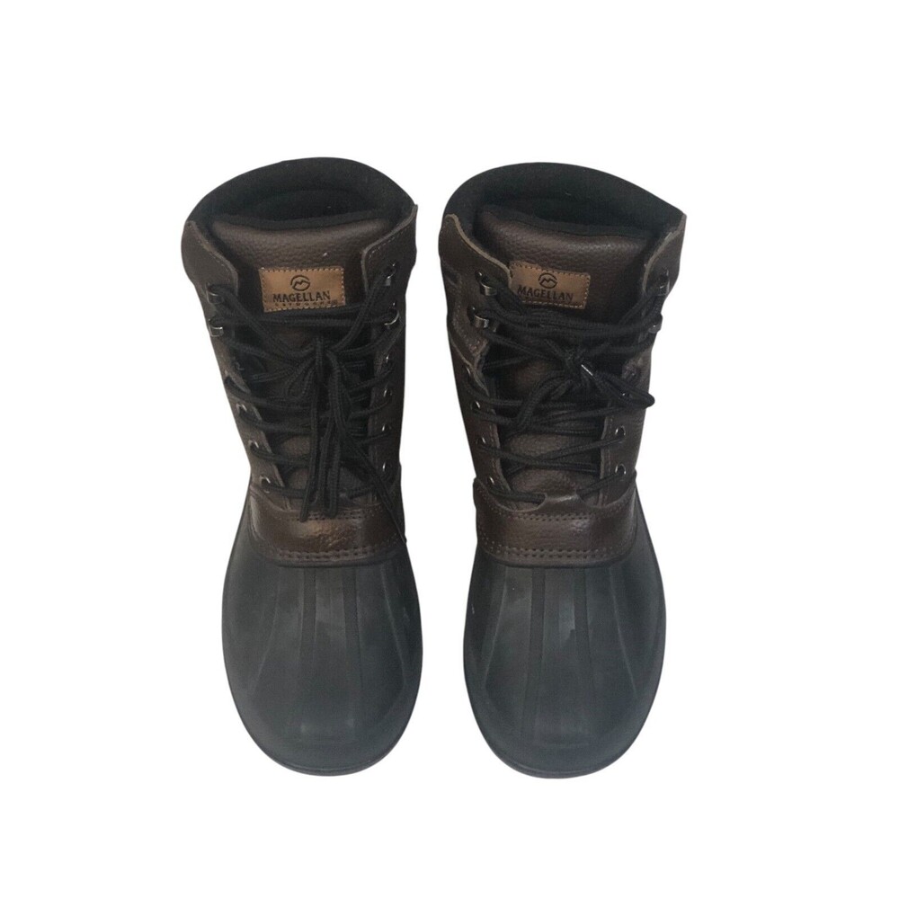 Magellan Outdoors All Weather Duck Boots Mens Brown And Black Size 7